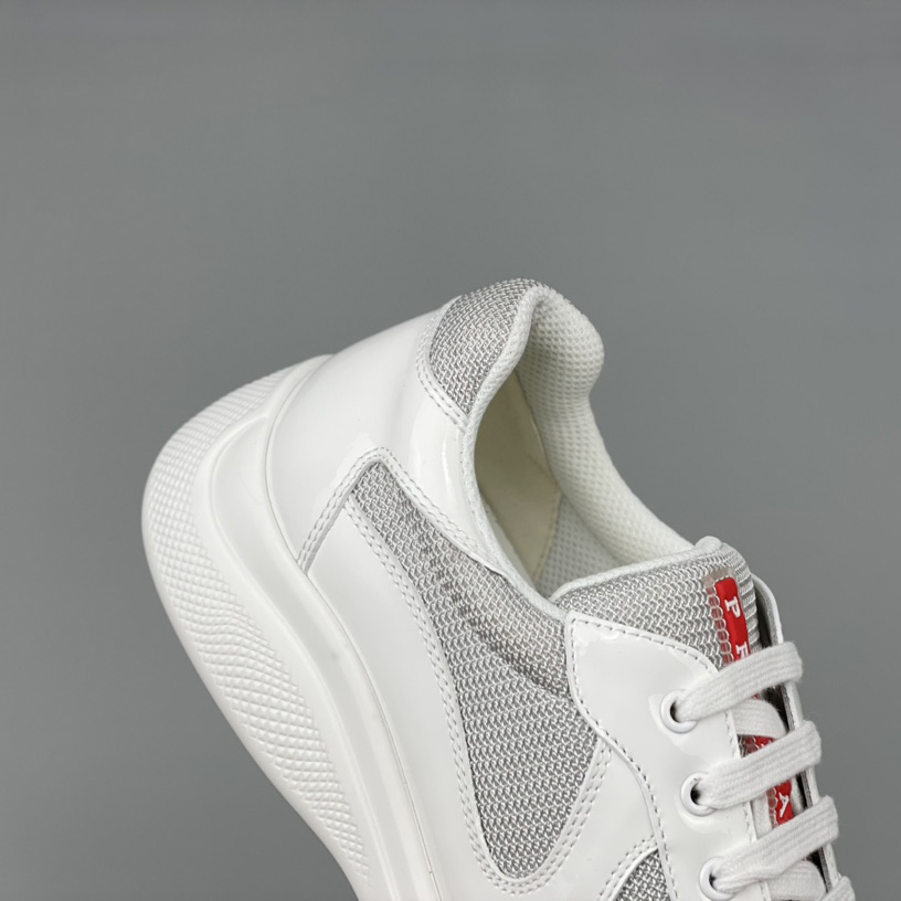 Prada America's Cup-Sneaker für Herren in Weiß (in britischer Größe) - EUR FASHION