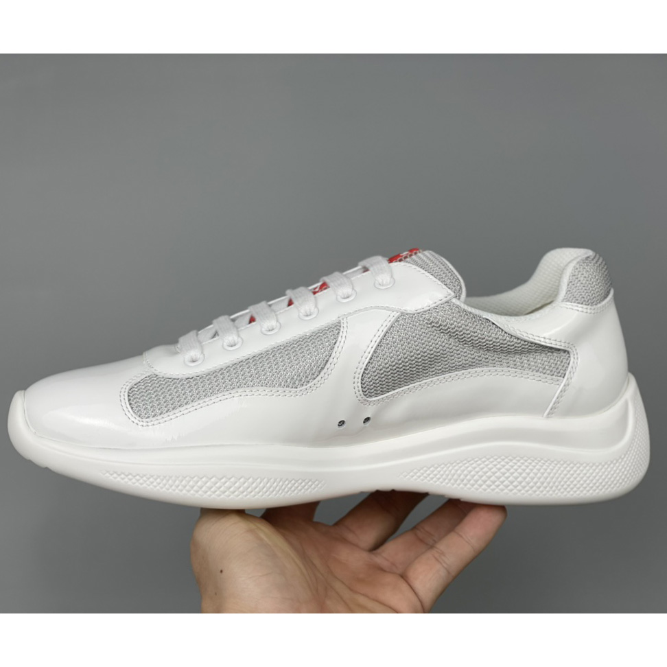 Prada America's Cup-Sneaker für Herren in Weiß (in britischer Größe) - EUR FASHION