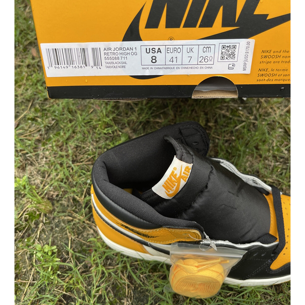 Air Jordan 1 High OG „Yellow Toe“ Sneaker 555088-711 - EUR FASHION