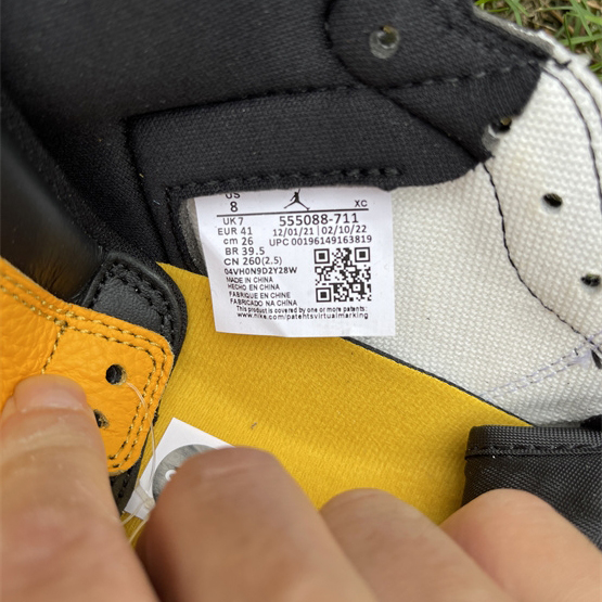 Air Jordan 1 High OG „Yellow Toe“ Sneaker 555088-711 - EUR FASHION