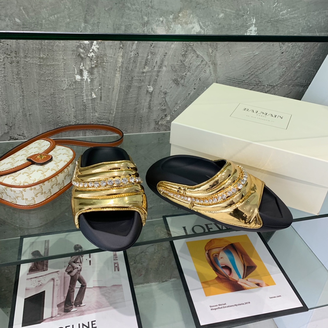 Balmain B-It-Puffy-Slides - EUR FASHION