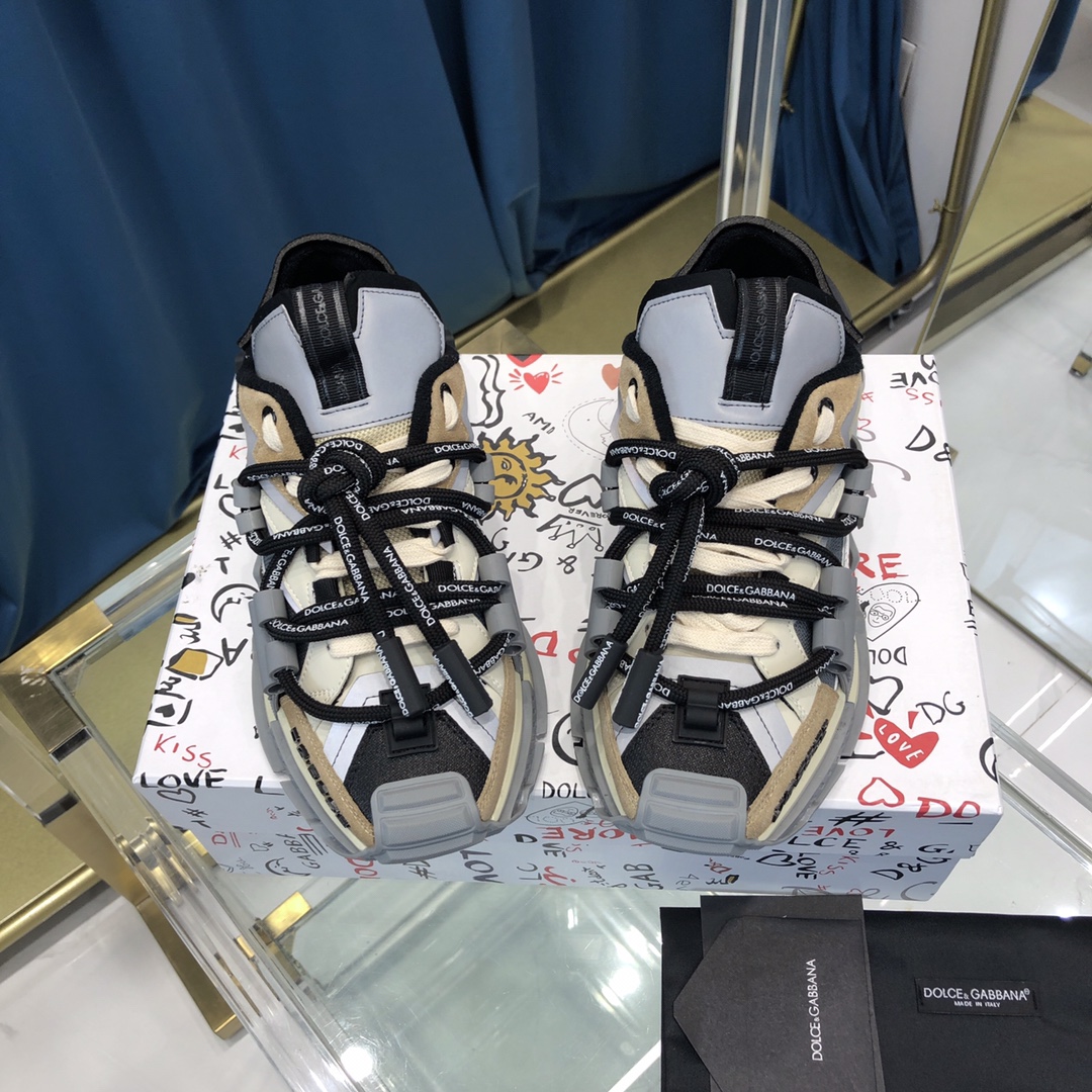 Dolce & Gabbana Space-Sneaker aus Materialmix - EUR FASHION