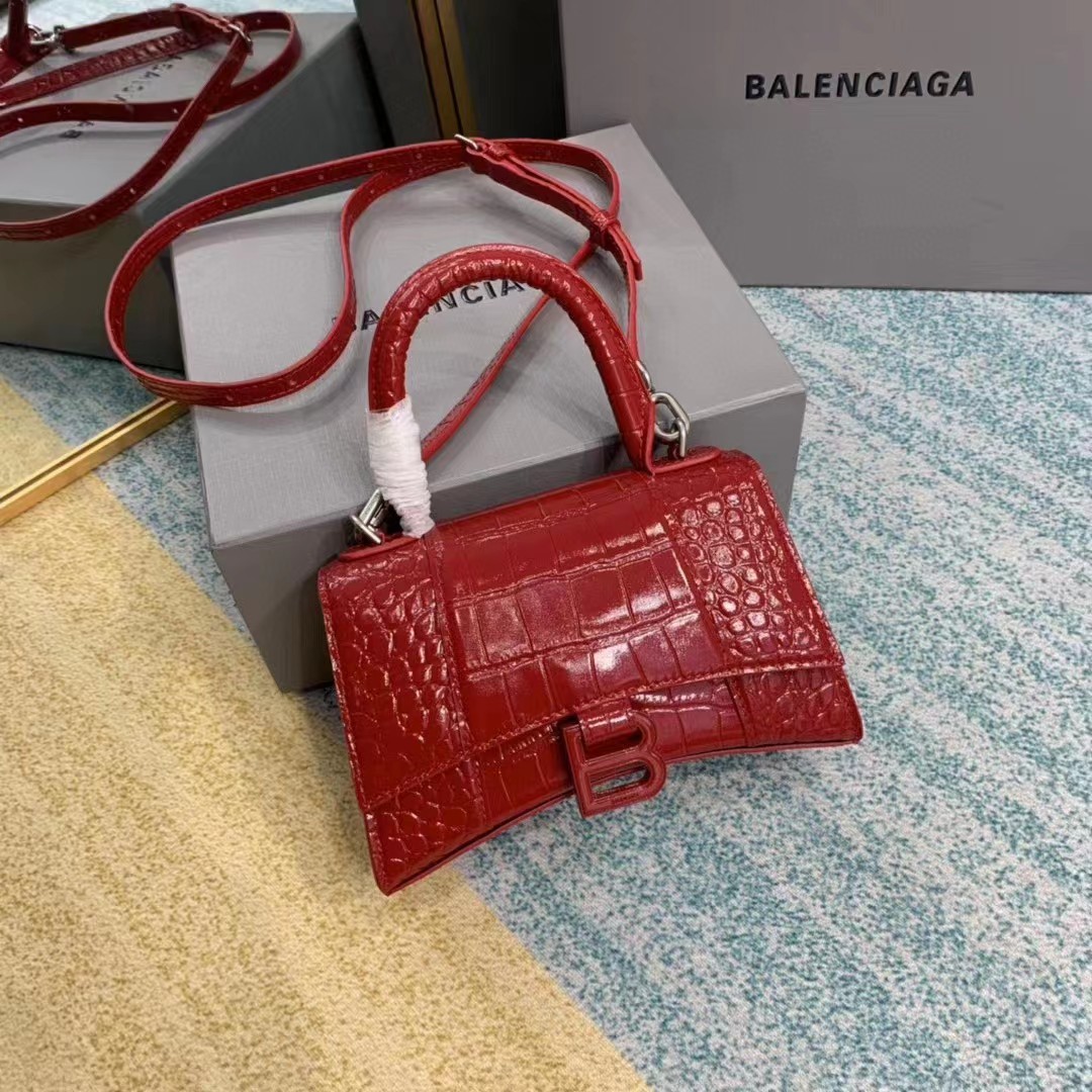 Balenciaga Hourglass-Tasche mit Henkel (19-21-8CM) - EUR FASHION