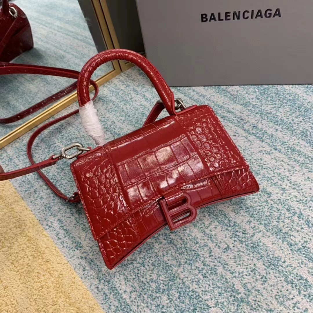 Balenciaga Hourglass-Tasche mit Henkel (19-21-8CM) - EUR FASHION