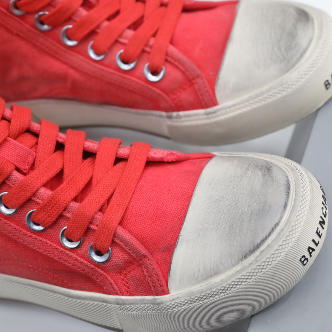 Balenciaga Paris High-Top-Sneaker für Herren in Rot - EUR FASHION