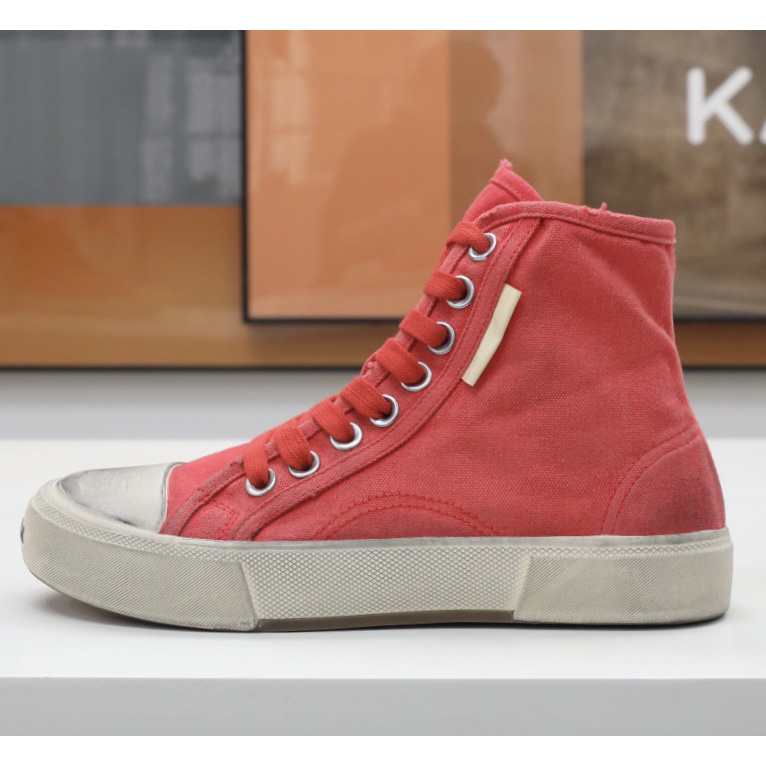Balenciaga Paris High-Top-Sneaker für Herren in Rot - EUR FASHION