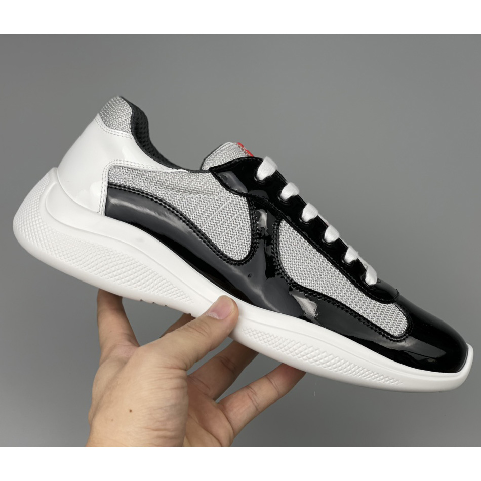 Prada America's Cup-Sneaker für Herren in Schwarz (nach britischer Größe) - EUR FASHION