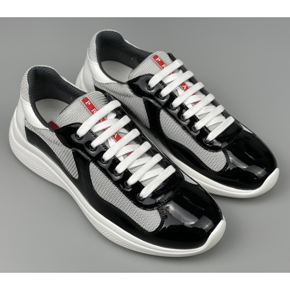 Prada America's Cup-Sneaker für Herren in Schwarz (nach britischer Größe) - EUR FASHION