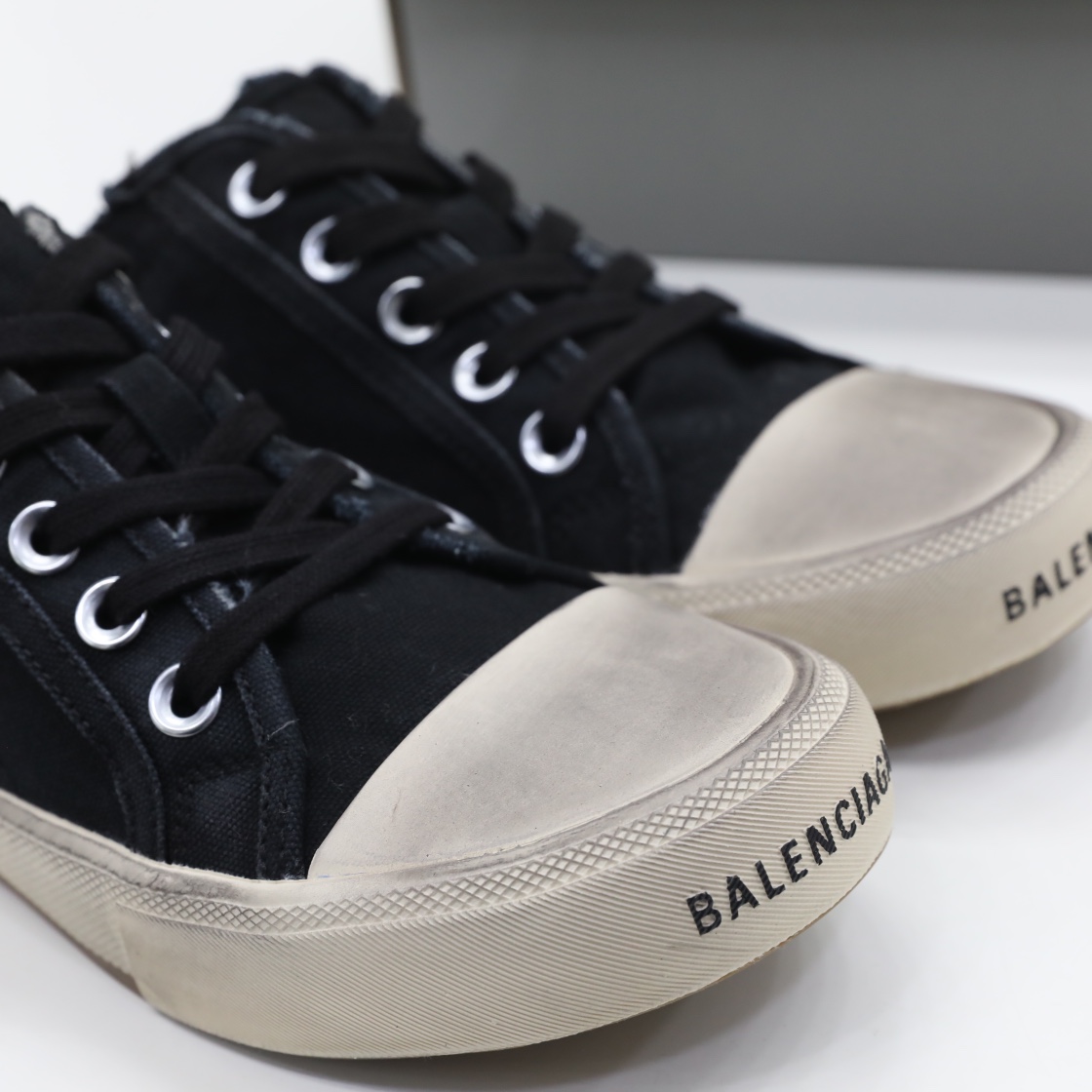 Balenciaga Herren Paris Sneaker Mule in Schwarz - EUR FASHION