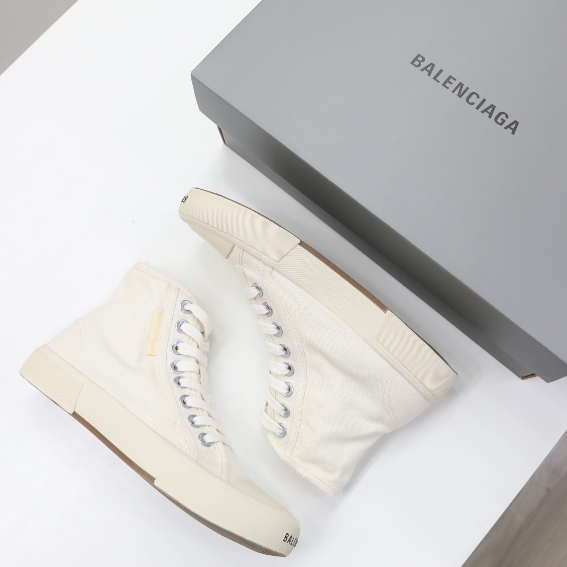 Balenciaga Paris High-Top-Sneaker für Herren in Weiß - EUR FASHION