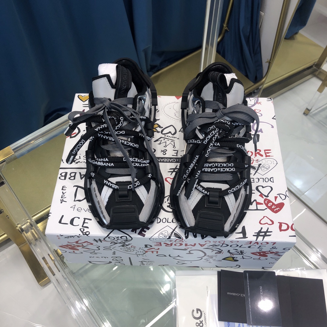 Dolce & Gabbana Space-Sneaker aus Materialmix - EUR FASHION