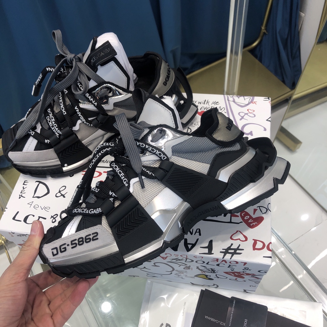 Dolce & Gabbana Space-Sneaker aus Materialmix - EUR FASHION