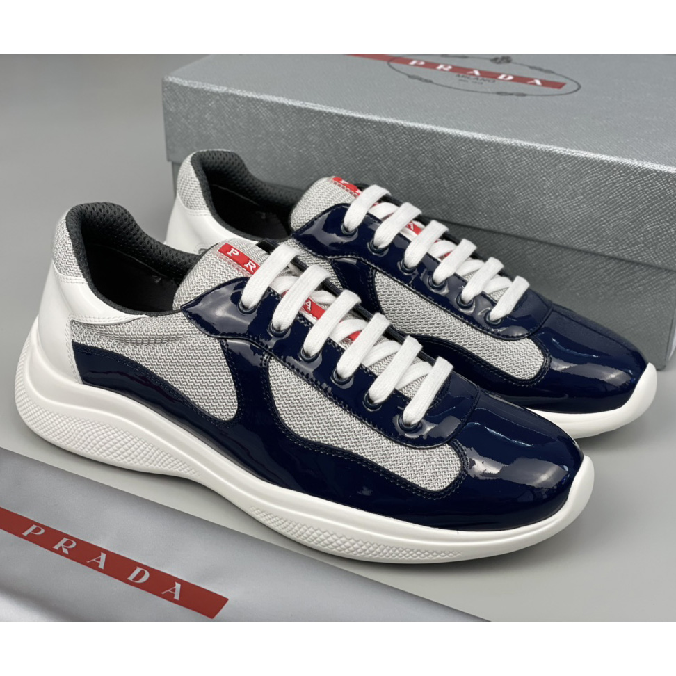 Prada America's Cup-Sneaker für Herren in Blau (nach britischer Größe) - EUR FASHION