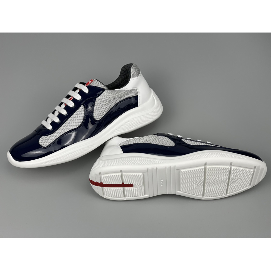 Prada America's Cup-Sneaker für Herren in Blau (nach britischer Größe) - EUR FASHION