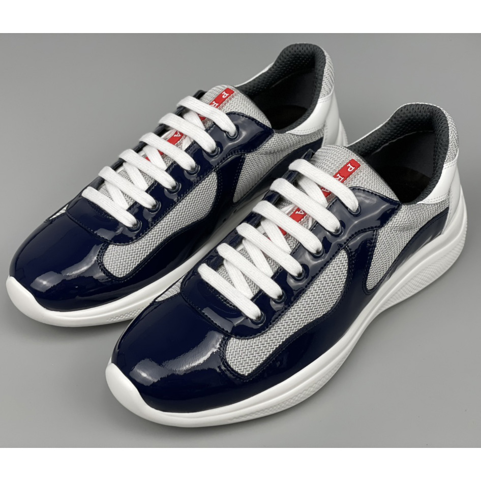 Prada America's Cup-Sneaker für Herren in Blau (nach britischer Größe) - EUR FASHION