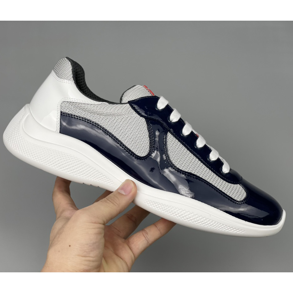 Prada America's Cup-Sneaker für Herren in Blau (nach britischer Größe) - EUR FASHION