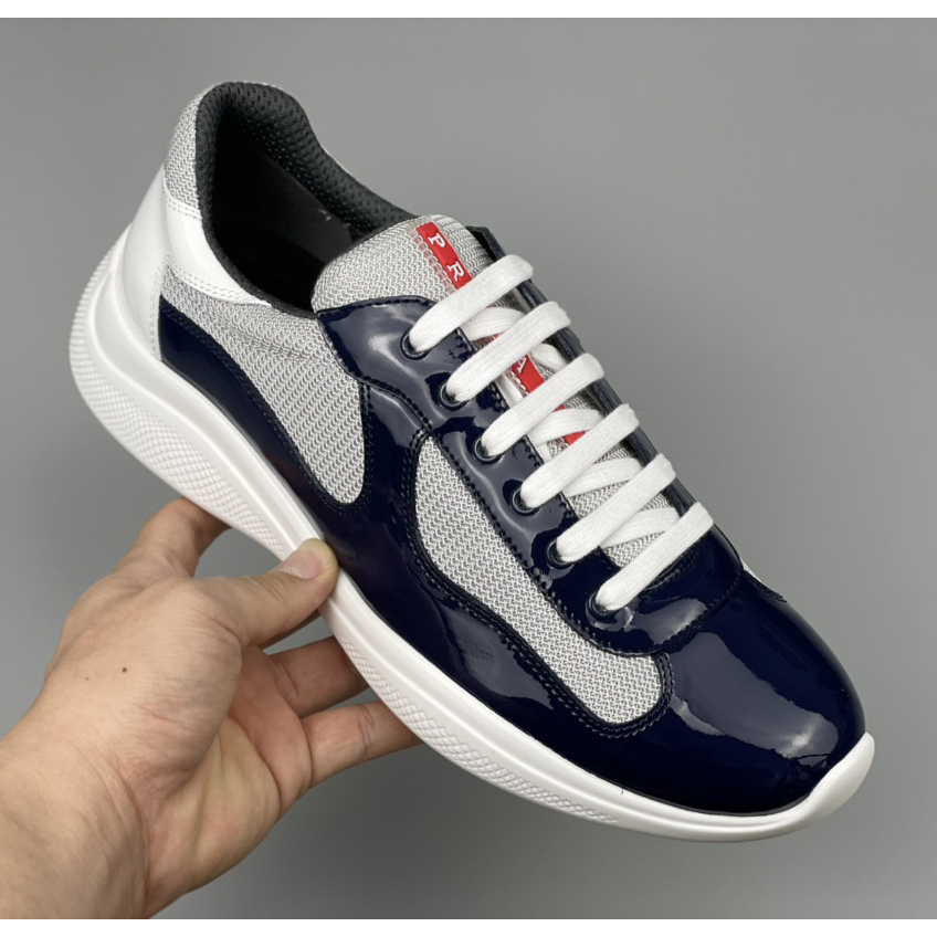 Prada America's Cup-Sneaker für Herren in Blau (nach britischer Größe) - EUR FASHION