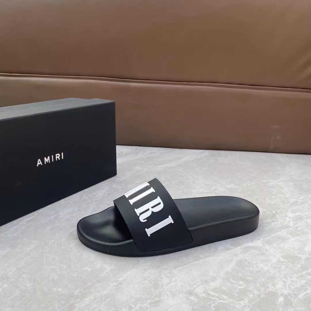 Slide-Sandale mit Amiri-Logo - EUR FASHION