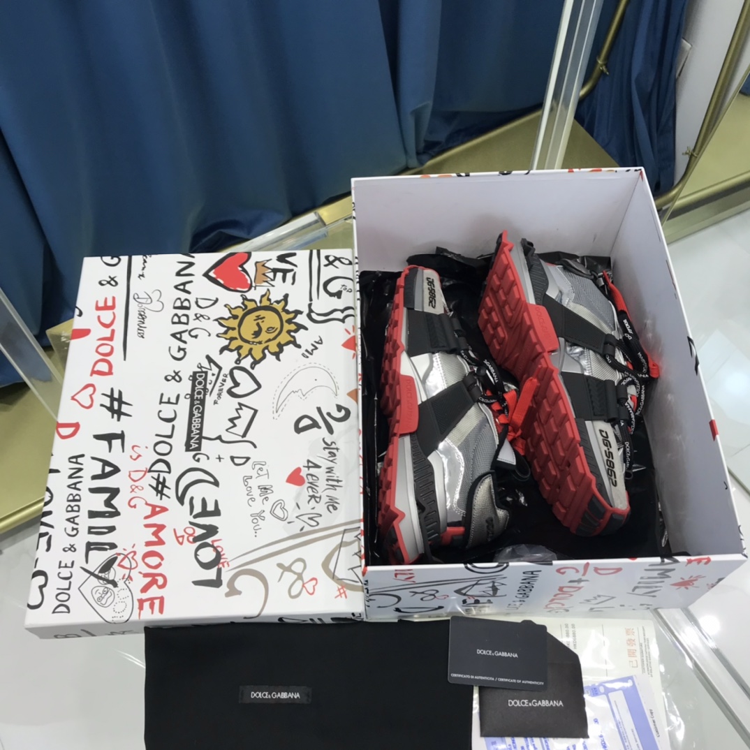 Dolce & Gabbana Space-Sneaker aus Materialmix - EUR FASHION