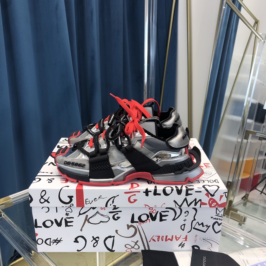 Dolce & Gabbana Space-Sneaker aus Materialmix - EUR FASHION