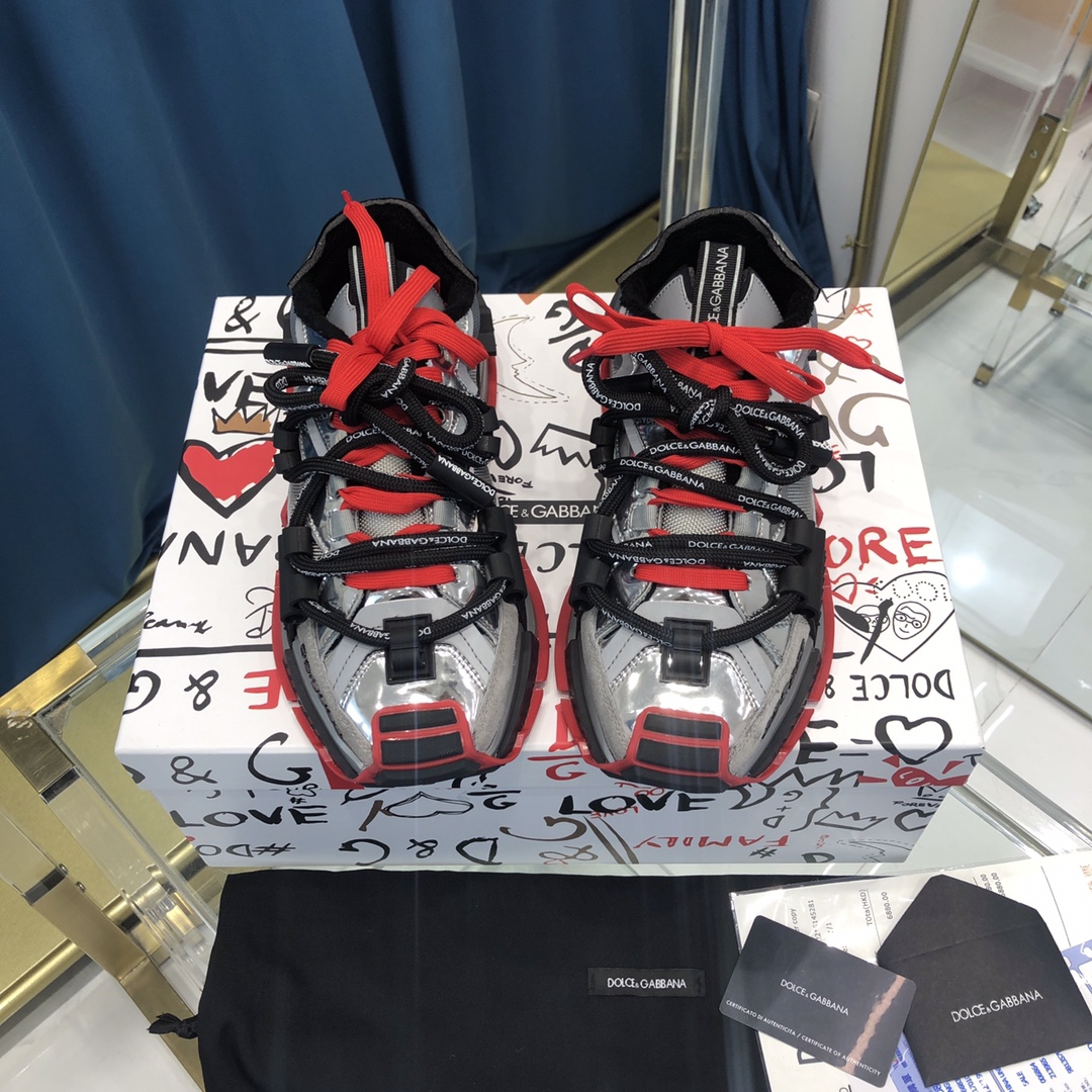 Dolce & Gabbana Space-Sneaker aus Materialmix - EUR FASHION