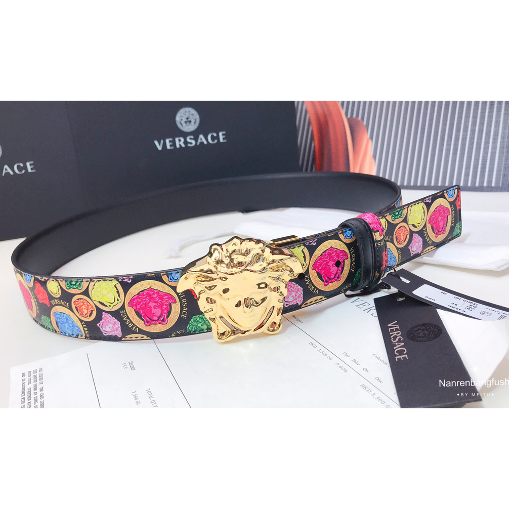 Versace Medusa-Print 40 mm Gürtel - EUR FASHION