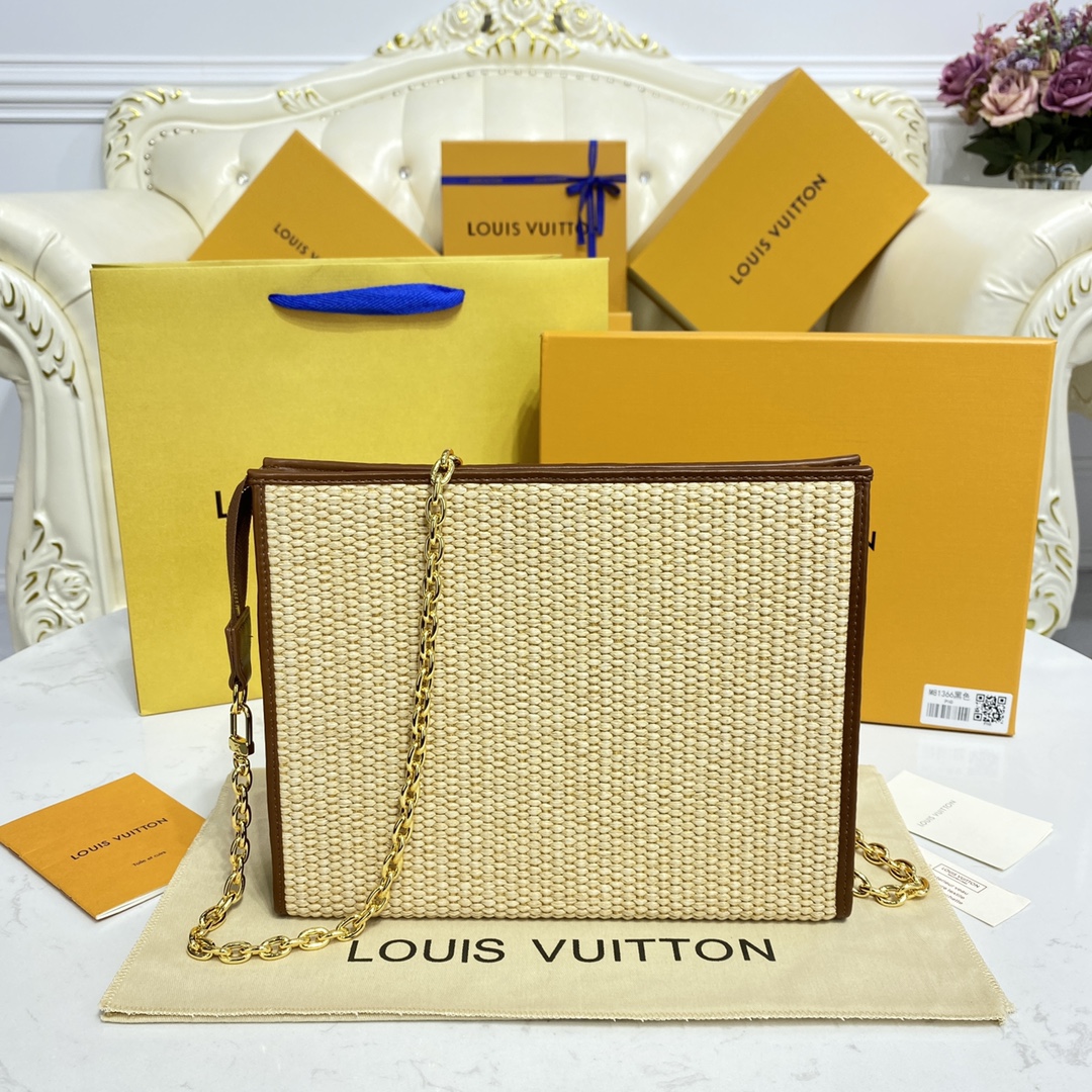 Louis Vuitton Kulturbeutel mit Kette M81366 (26-20-5cm) - EUR FASHION