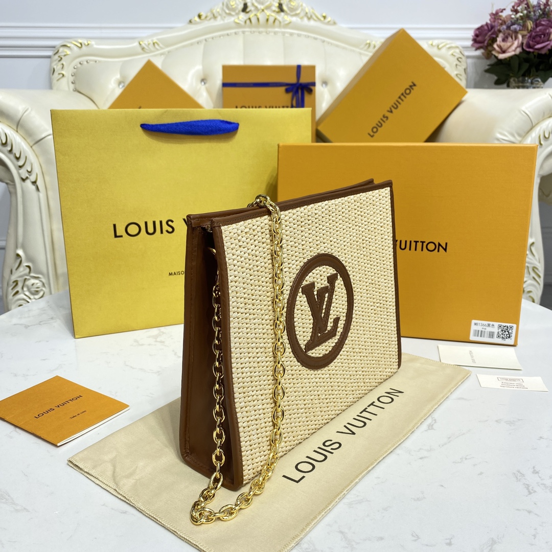 Louis Vuitton Kulturbeutel mit Kette M81366 (26-20-5cm) - EUR FASHION