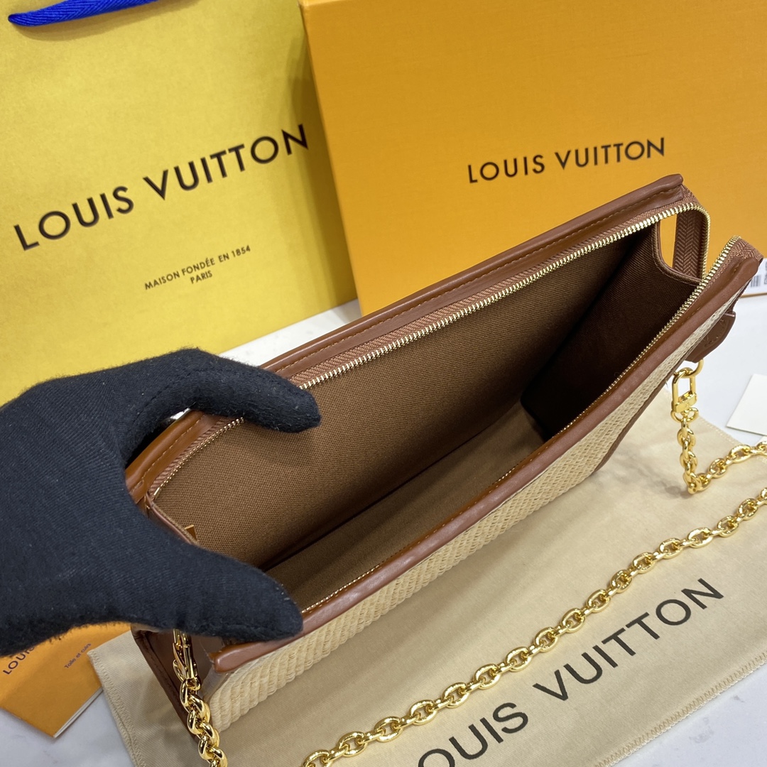 Louis Vuitton Kulturbeutel mit Kette M81366 (26-20-5cm) - EUR FASHION