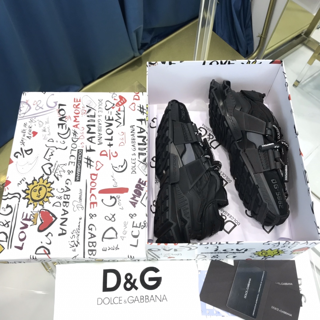 Dolce & Gabbana Space-Sneaker aus Materialmix - EUR FASHION
