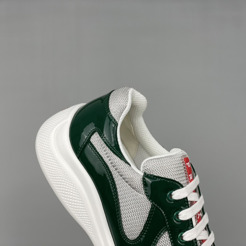 Prada America's Cup-Sneaker für Herren in Grün (nach britischer Größe) - EUR FASHION