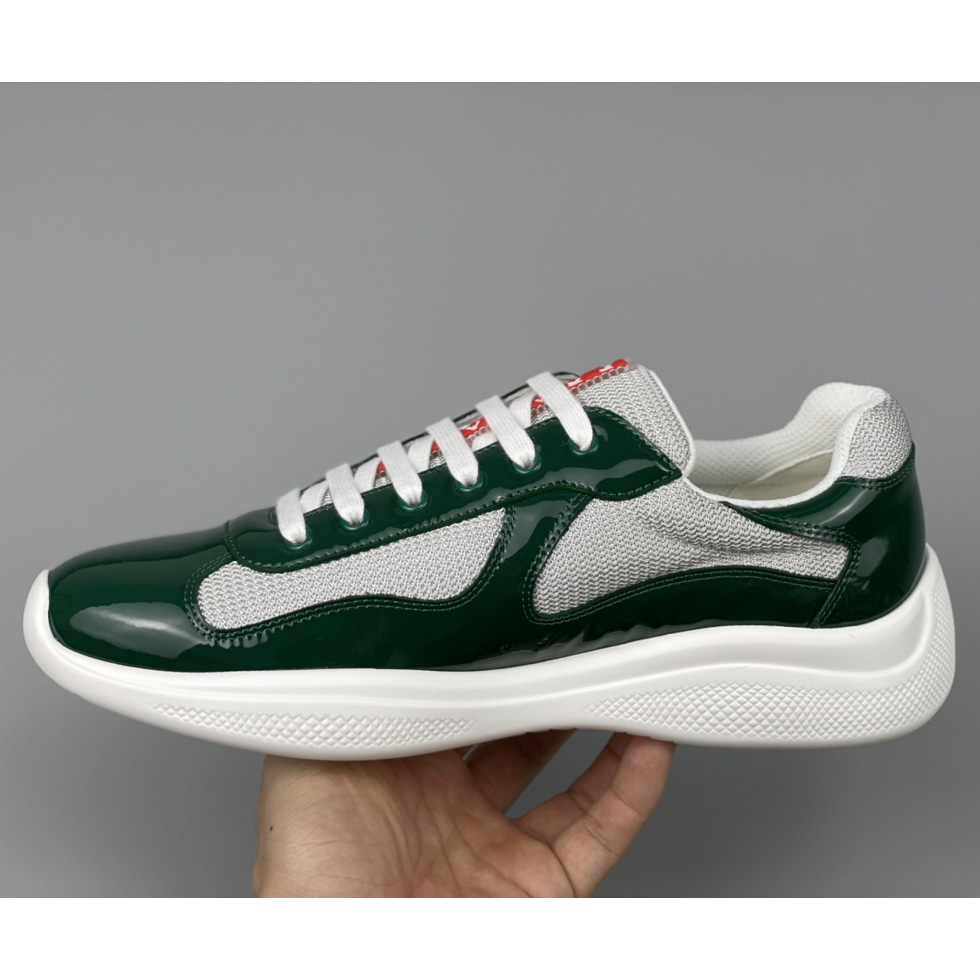 Prada America's Cup-Sneaker für Herren in Grün (nach britischer Größe) - EUR FASHION