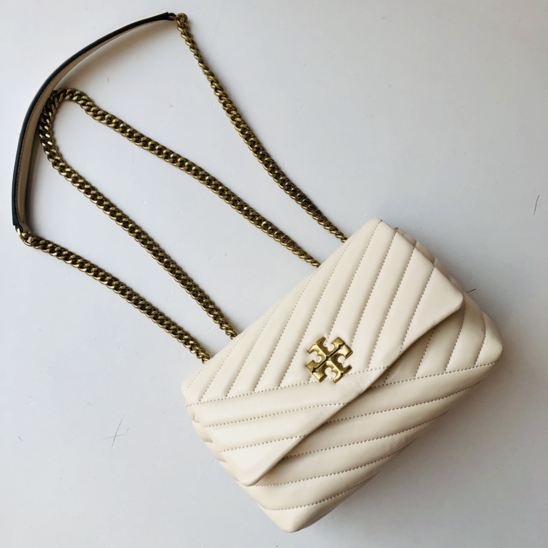 ToryBurch Kira Chevron Convertible Umhängetasche (22,5–15–8 cm) TB316S90452 - EUR FASHION