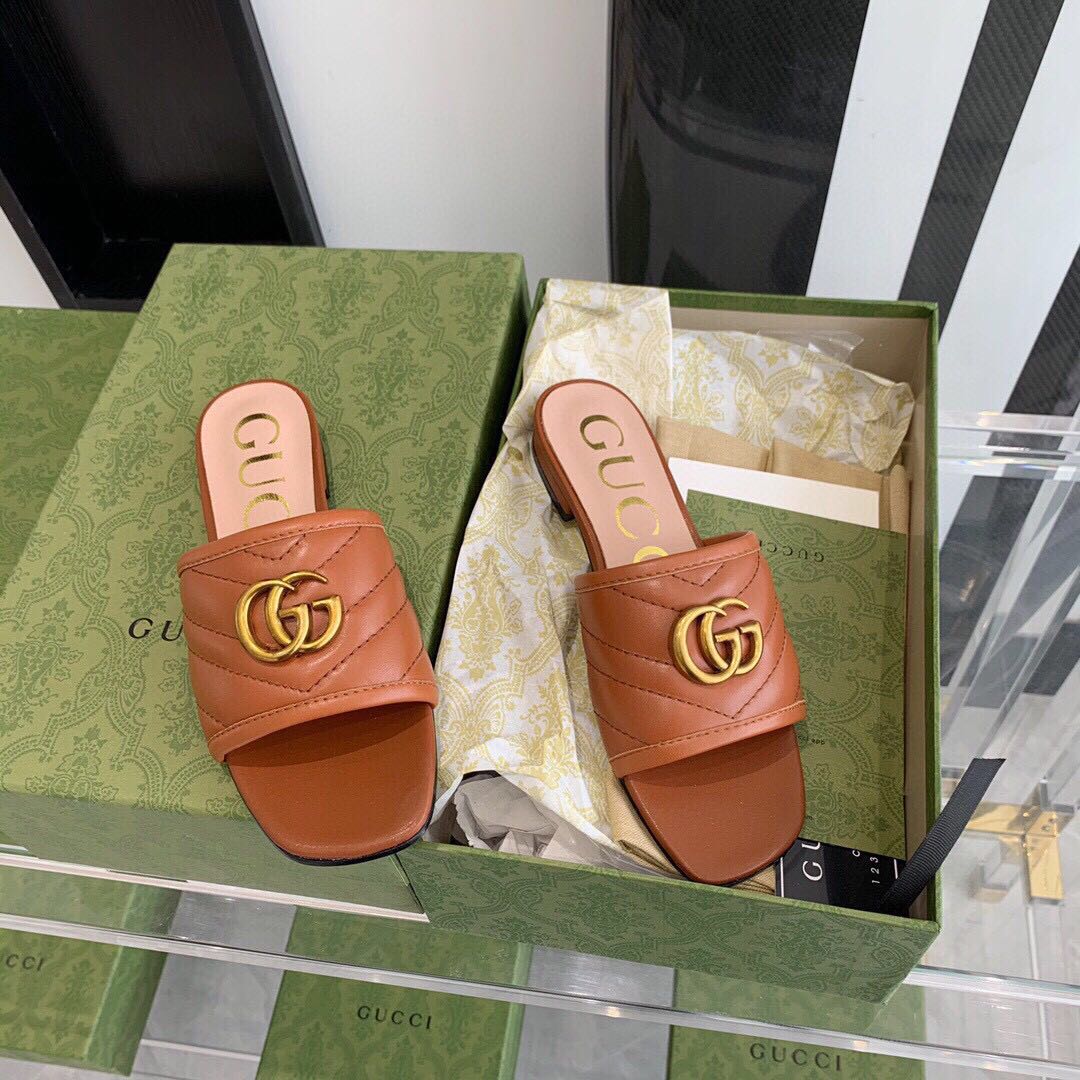 Gucci Damen-Slide mit Doppel-G - EUR FASHION