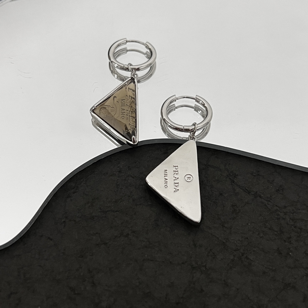 Prada Stone Jewels Anhänger-Ohrring - EUR FASHION
