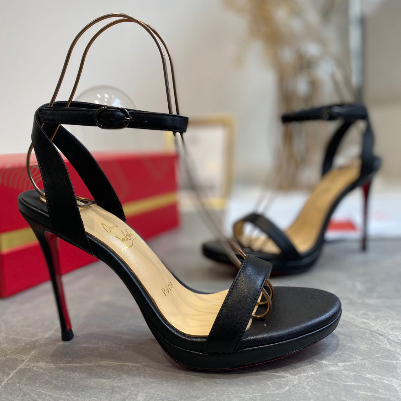 Christian Louboutin Hochhackige Sandalen (10 cm) - EUR FASHION