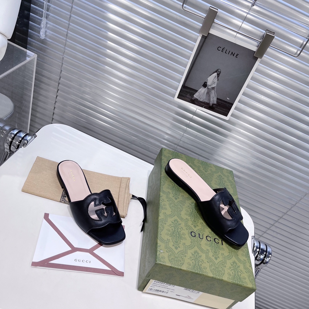 Gucci Damen GG Slide Sandale - EUR FASHION