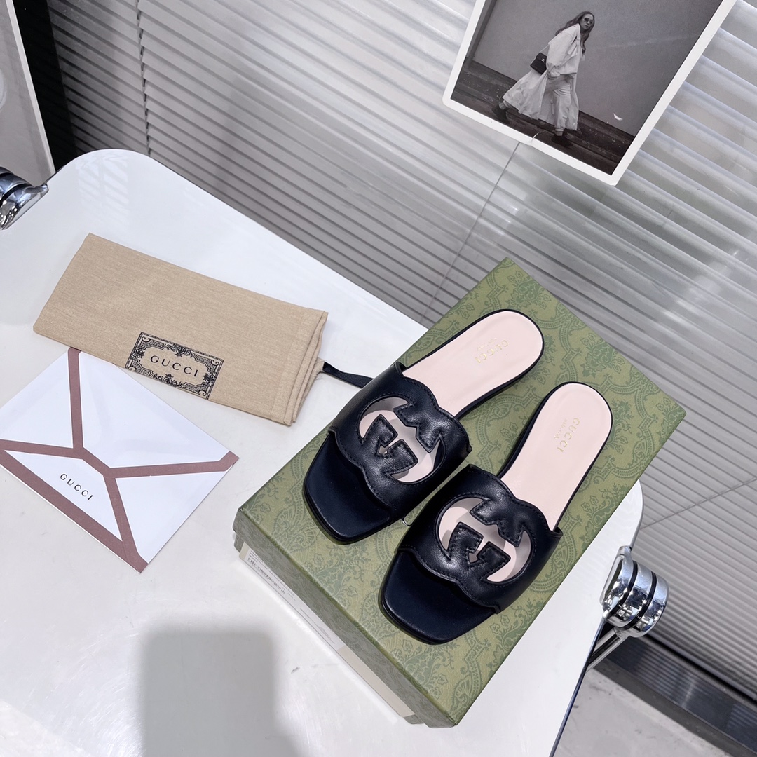 Gucci Damen GG Slide Sandale - EUR FASHION