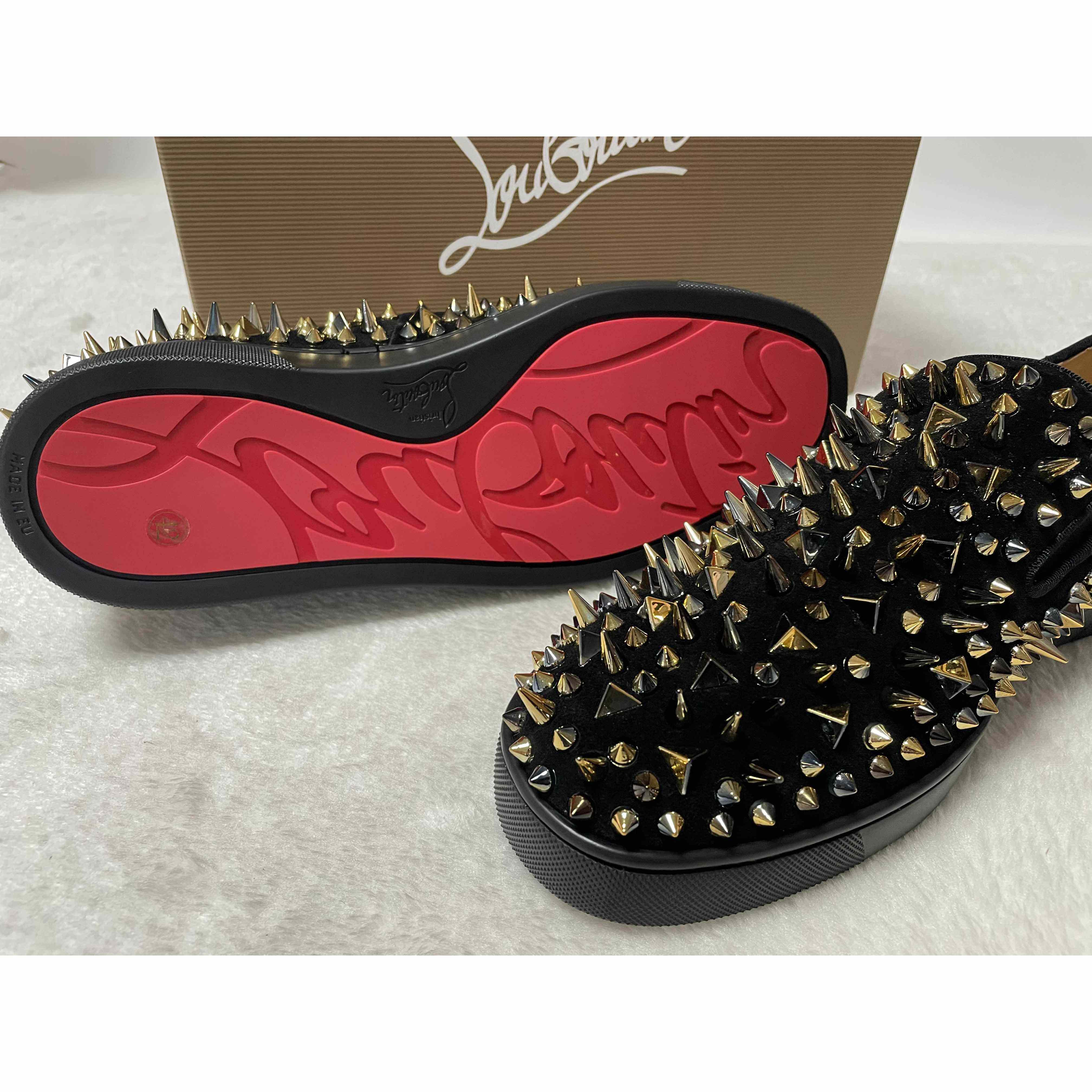 Flache Sneakers von Christian Louboutin - EUR FASHION