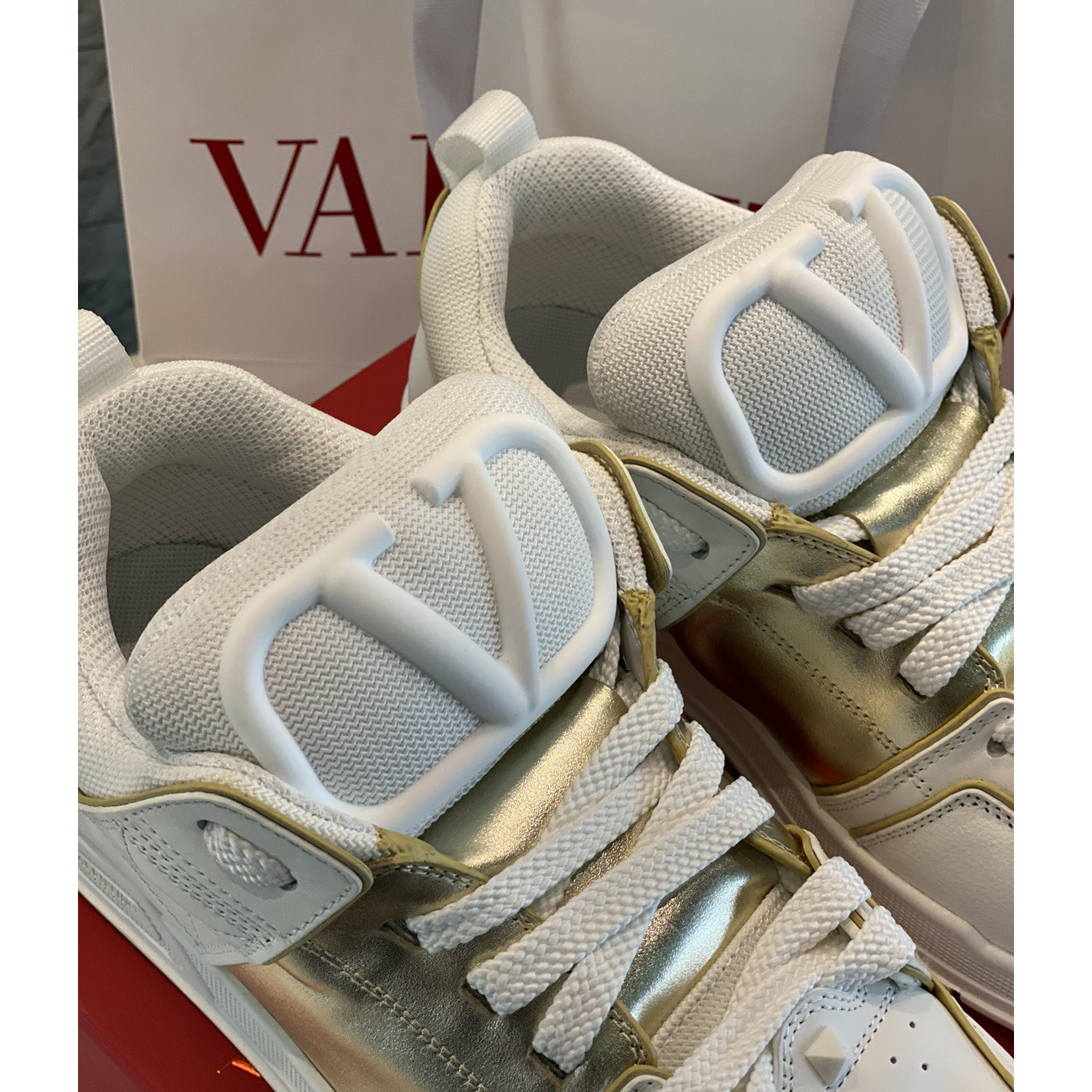 Valenti Open Skate Sneaker aus Kalbsleder und Stoff - EUR FASHION