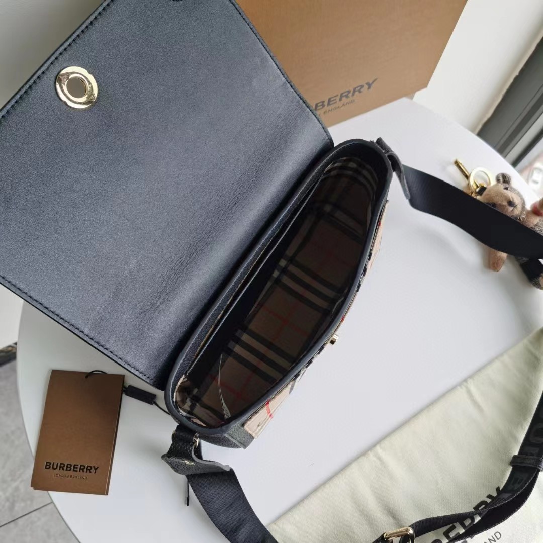 Burberry Hackberry Umhängetasche aus Leder (25–18–8,5 cm) - EUR FASHION