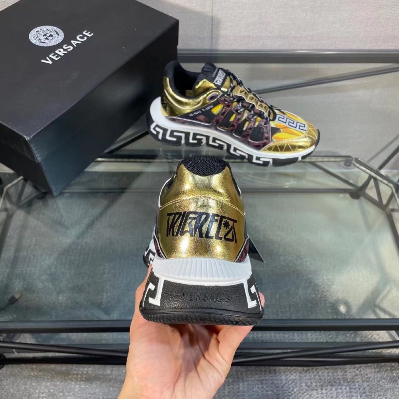 Versace Fendace Trigreca-Turnschuhe - EUR FASHION