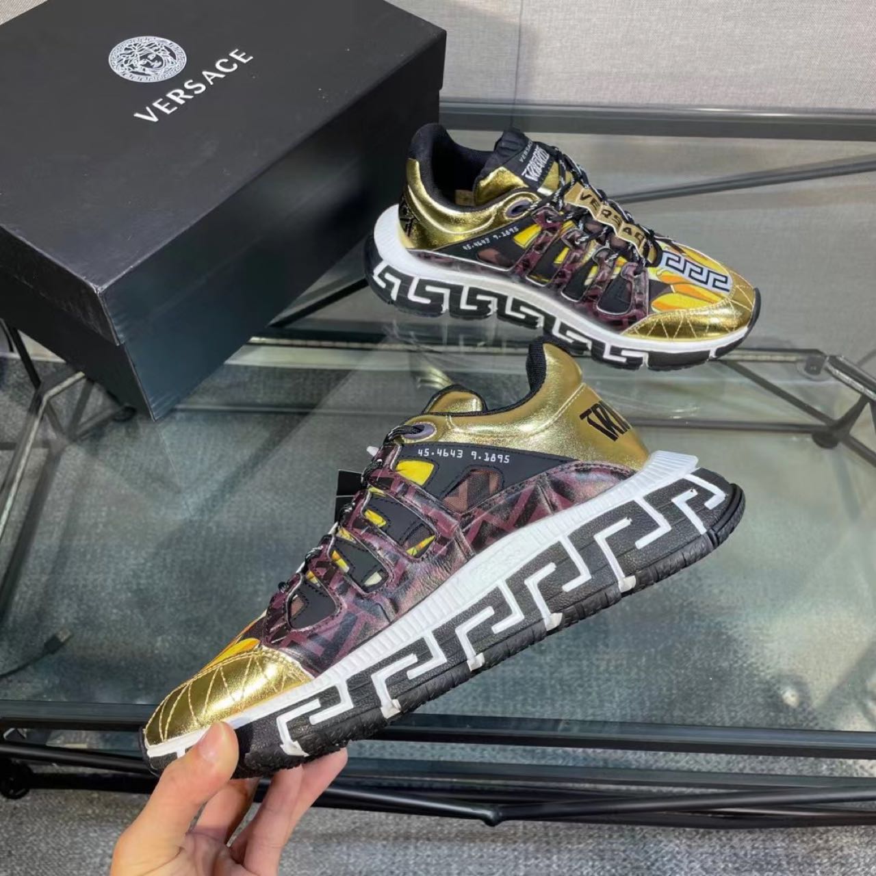Versace Fendace Trigreca-Turnschuhe - EUR FASHION