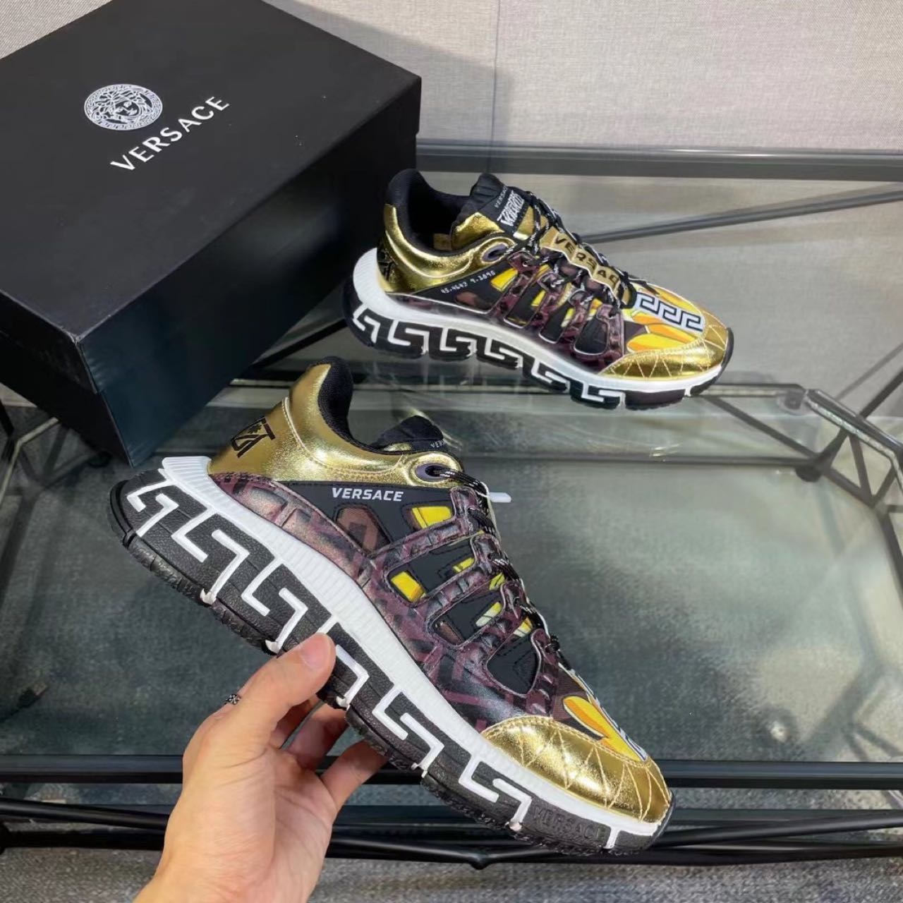 Versace Fendace Trigreca-Turnschuhe - EUR FASHION