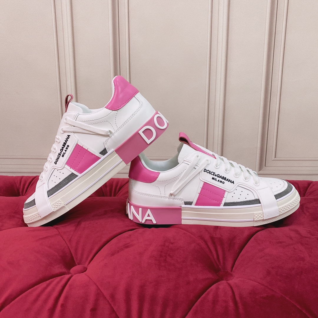 Dolce & Gabbana Custom 2.Zero Sneakers aus Kalbsleder mit kontrastierenden Details - EUR FASHION