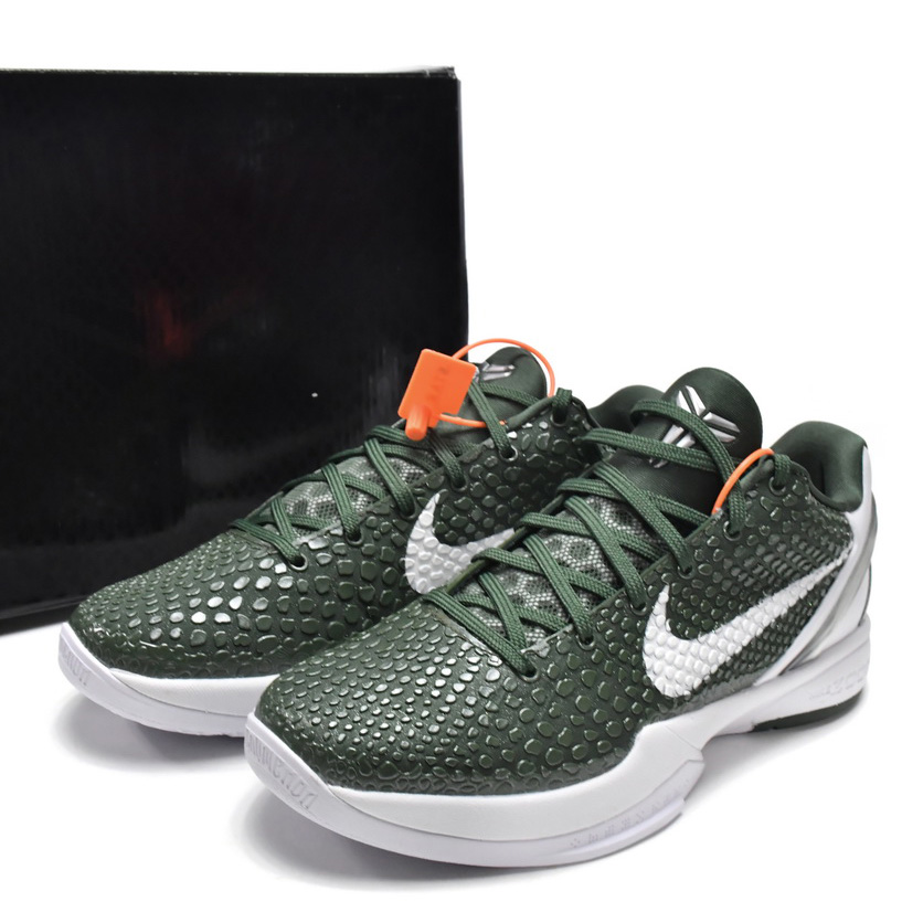 Nike Zoom Kobe VI TB Dunkelgrüner Sneaker 454142-300 - EUR FASHION