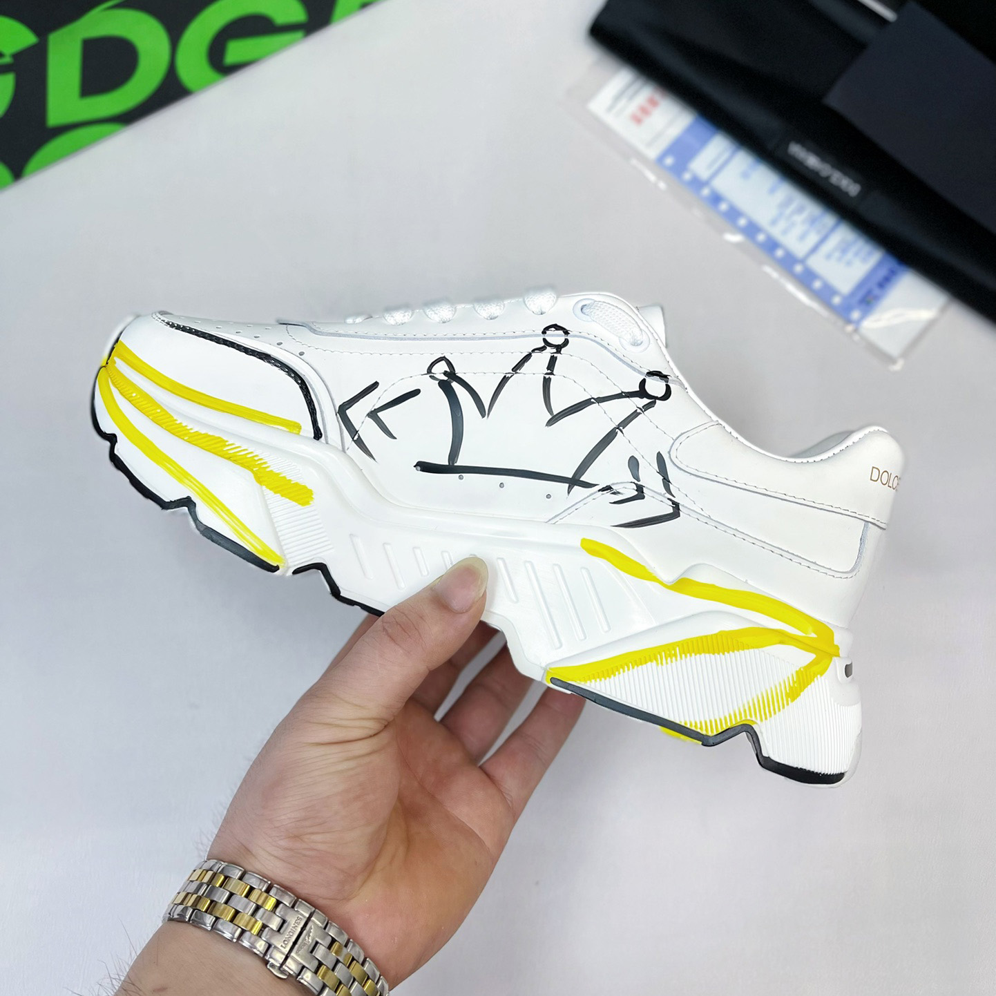 Dolce & Gabbana Daymaster-Sneaker aus Kalbsnappaleder - EUR FASHION