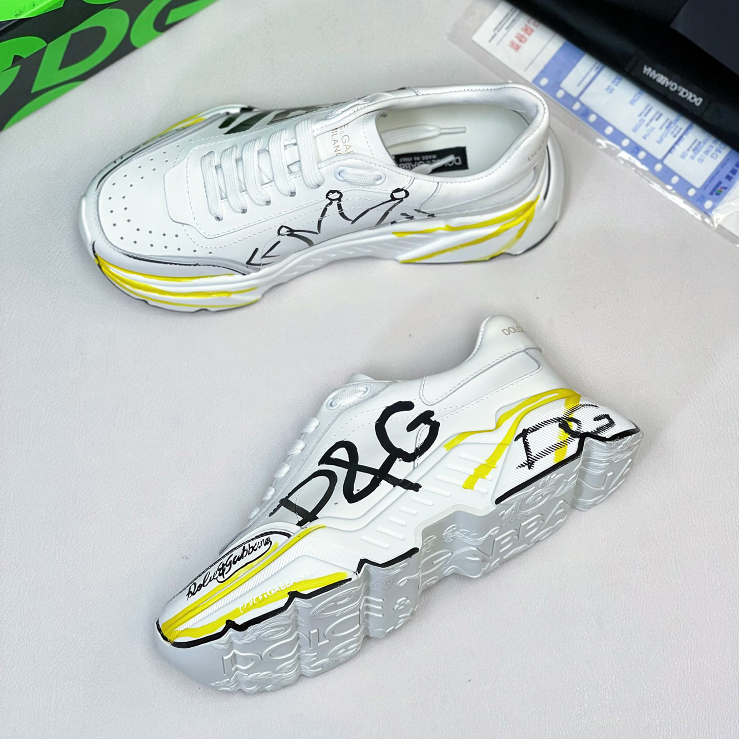 Dolce & Gabbana Daymaster-Sneaker aus Kalbsnappaleder - EUR FASHION