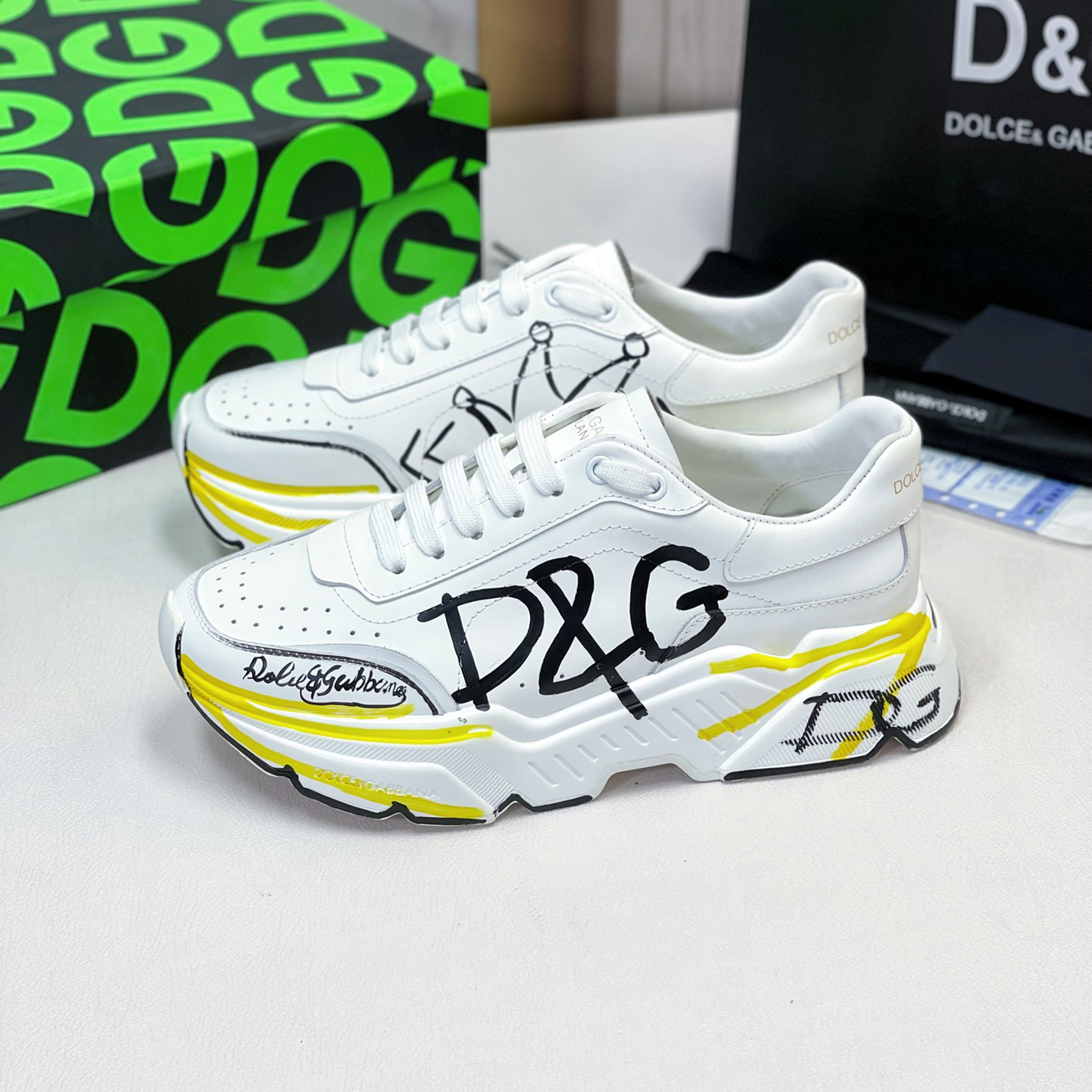 Dolce & Gabbana Daymaster-Sneaker aus Kalbsnappaleder - EUR FASHION