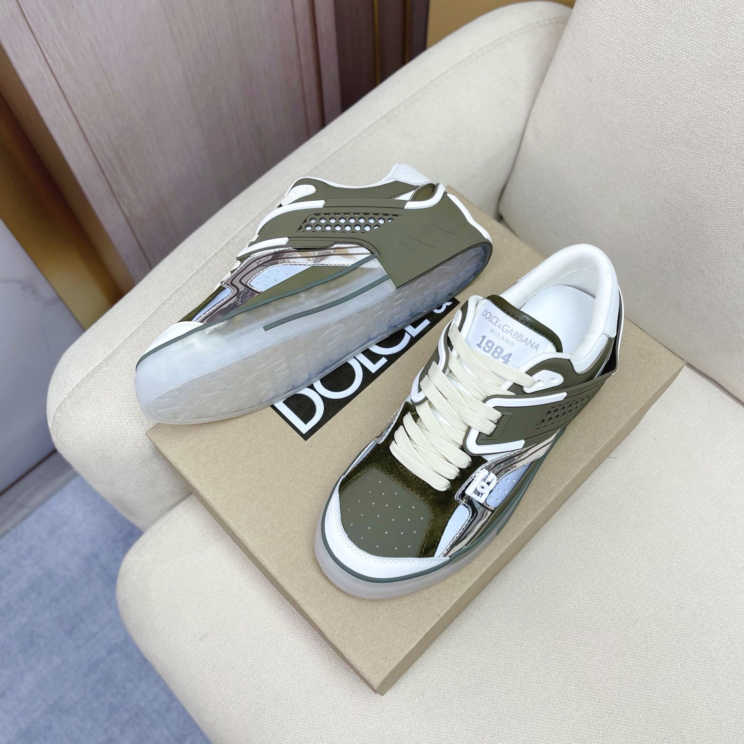 Dolce & Gabbana Custom 2.Zero Sneakers aus Kalbsleder - EUR FASHION